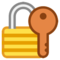 Locked With Key emoji on HTC